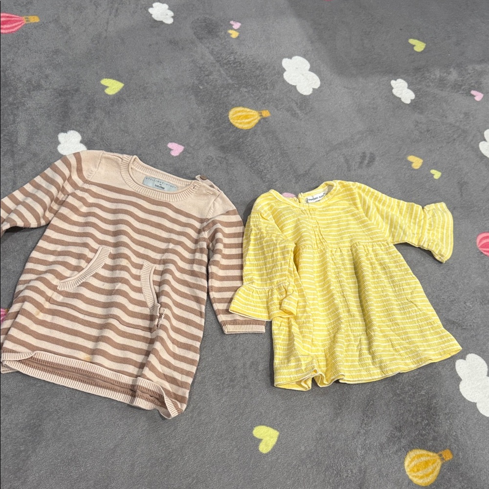 Stella McCartney Brown and Cream Striped Sweater